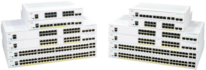 Productafbeelding Cisco PoE+ schakelaar CBS350-48P-4X-EU 52 poorten (52 Havens)