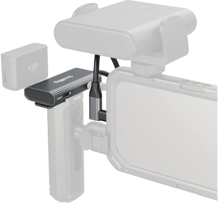 Actual product image SmallRig 4598 4 in 1 USB C Hub PD 100W / USB C 3.1 / USB C 2.0 with Audio Adapter x 2 (USB-C, 3 Ports)