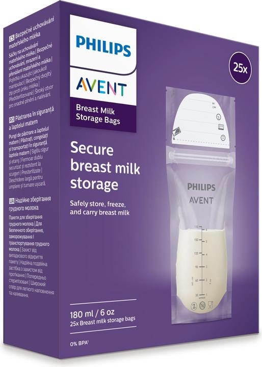 Image du produit Philips Avent Sachets de lait maternel pour la conservation