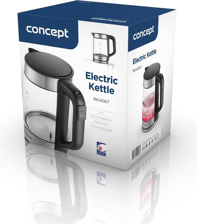 Immagine prodotto Concept Czajnik Czajnik elektryczny szklany z regulacjš temperatury 1,7l RK4067 (1.70 l)