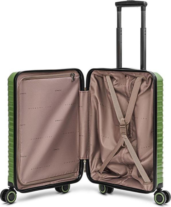 Immagine prodotto Stratic Carrello da cabina a 4 ruote Shine 55 cm (34 l, Bagaglio a mano (fino a 50 litri))