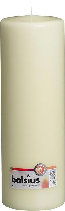 Actual product image Bolsius Pillar candle 30x9,8 cm ivory (1 pcs.)