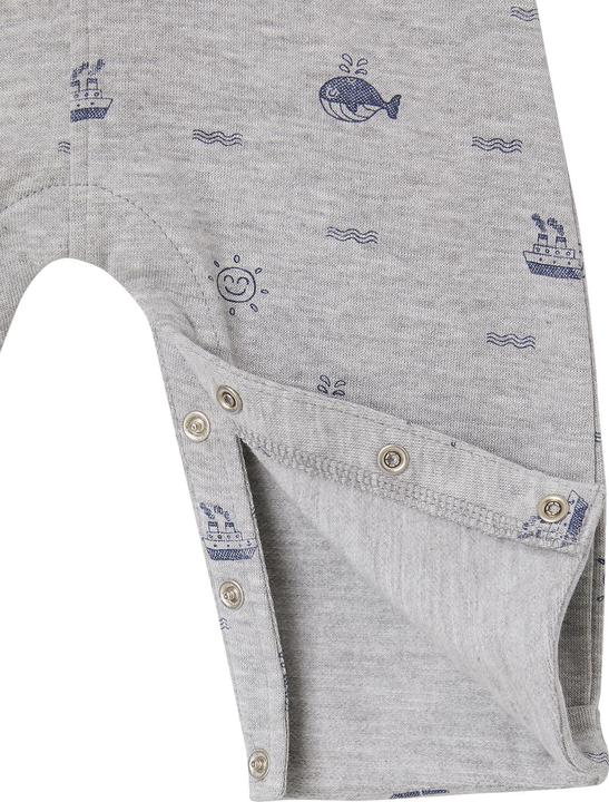 Produktbild Vertbaudet Baby Sweat-Latzhose, maritimer Print (74)