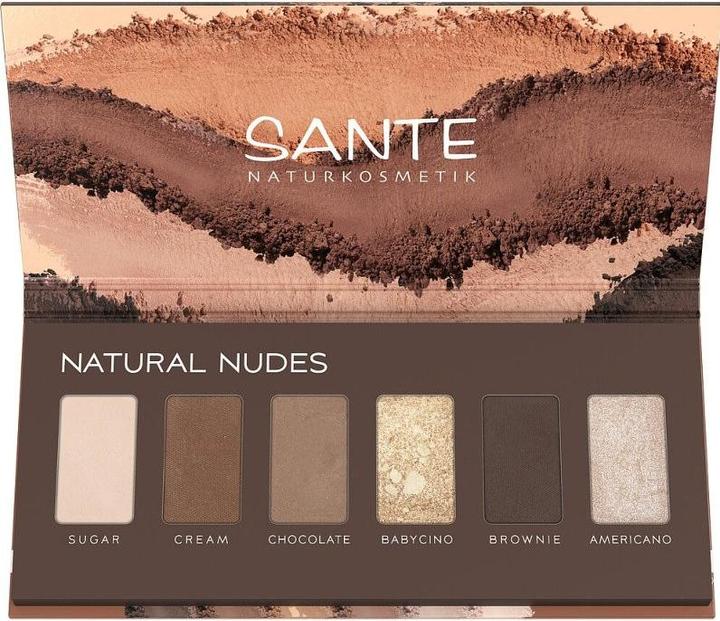 Image du produit Sante Palette d'ombres à paupières Natural Nudes à pigments élevés (Nudy Shades)