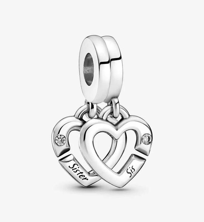 Immagine prodotto Pandora Cuori gemelli collegati Dividere (Argento 925)