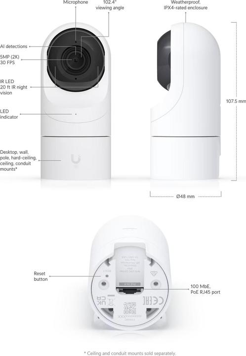 Immagine prodotto Ubiquiti G5 Flex (2688 x 1512 Pixel)
