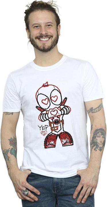 Produktbild Deadpool Love Beam Line TShirt (S)