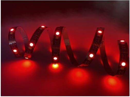 Actual product image Deltaco USB-powered LED loop (RGB, Multicoloured, White, RGBW, 200 cm, Indoor, Outdoor)