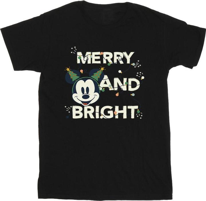 Image du produit Disney - T-shirt MICKEY MOUSE MERRY & BRIGHT - Homme (XL)