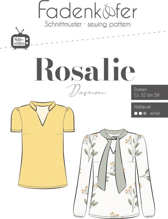 Actual product image Fadenkäfer Pattern for blouse Rosalie