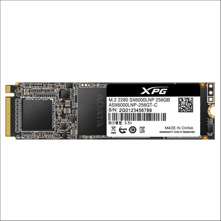 Produktbild Adata SX6000 (256 GB, M.2 2280)