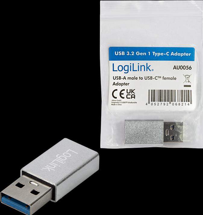 Actual product image LogiLink USB-A zu (USB-C, 3.40 cm)