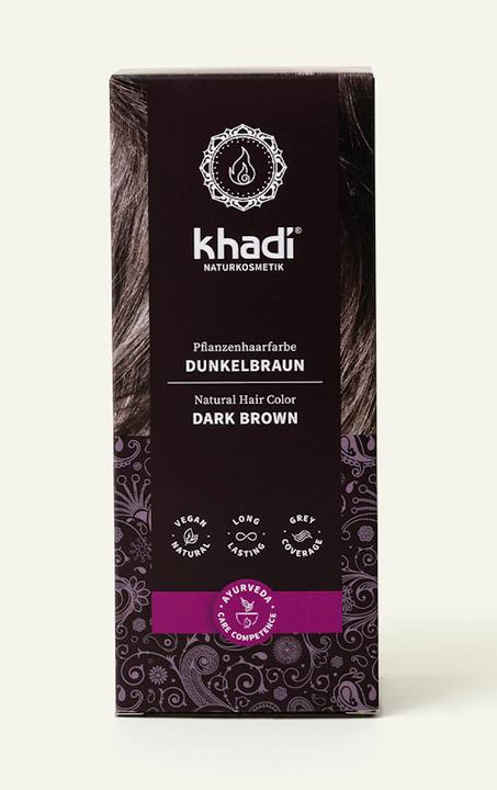 Image du produit Khadi Coloration végétale des cheveux (Brun foncé)