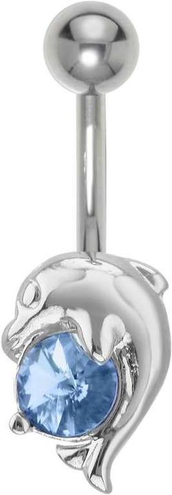 Actual product image Bijouteria Bellypiercing (Stainless steel, Brass, Crystal)