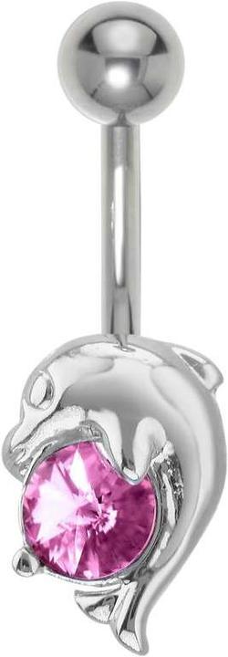 Actual product image Bijouteria Bellypiercing (Stainless steel, Brass, Crystal)