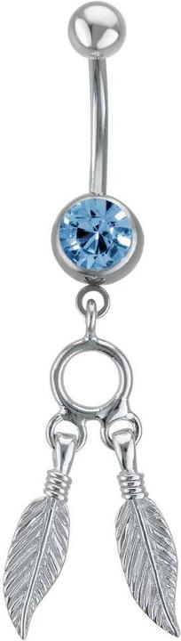 Actual product image Bijouteria Bellypiercing (Stainless steel, Brass, Crystal)