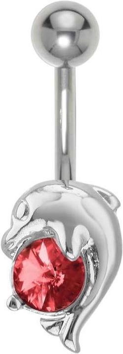 Actual product image Bijouteria Bellypiercing (Stainless steel, Brass, Crystal)