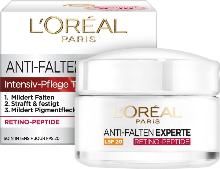 L'Oréal Paris Tagescrème Anti-Falten Experte Intensiv-Pflege 45+ 50 ml (50 ml, Tagescreme)