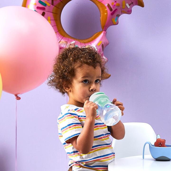 Productafbeelding B.Box Innovatieve fles met het pistache rietje 6m +