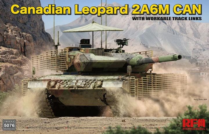 Immagine prodotto Rye Field Model Canadese LEOPARD 2A6M CAN con collegamenti ai binari funzionanti
