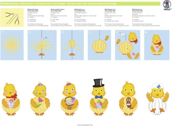 Produktbild Ursus Funny Paper Balls Häschen