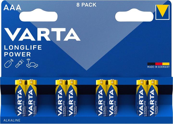 Actual product image Varta long-life power (8 pcs., AAA, 1270 mAh)