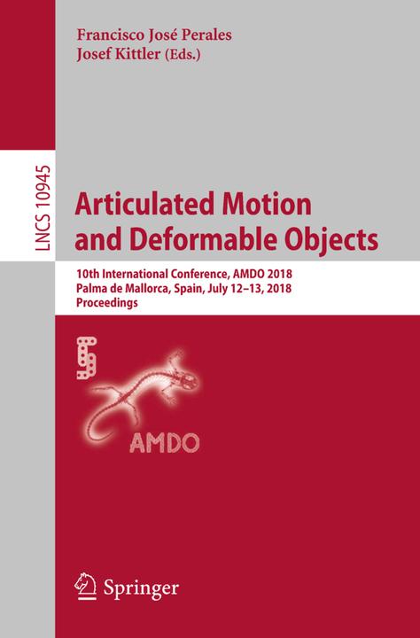 Actual product image Articulated Motion and Deformable Objects (Josef Kittler, Francisco José Perales, 2018)