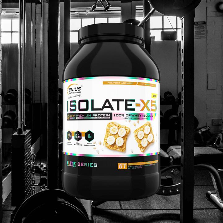 Actual product image Genius Nutrition Isolate-X5 (Banana Peanut Butter, 1 pcs., 2000 g)