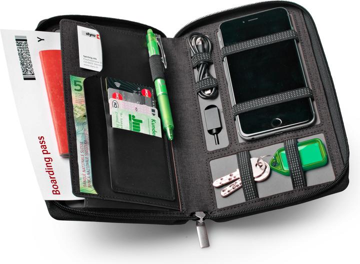 Immagine prodotto Dufco Cartella da viaggio con powerbank (A6, 1 x)