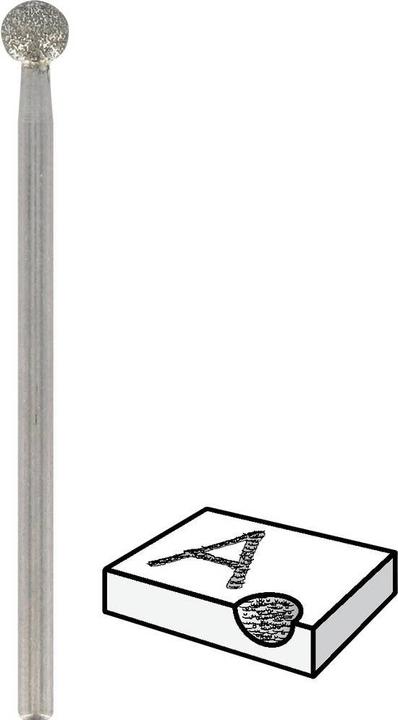Immagine prodotto Dremel Fresa con punta diamantata Ø 4,4 mm (2 pezzi)