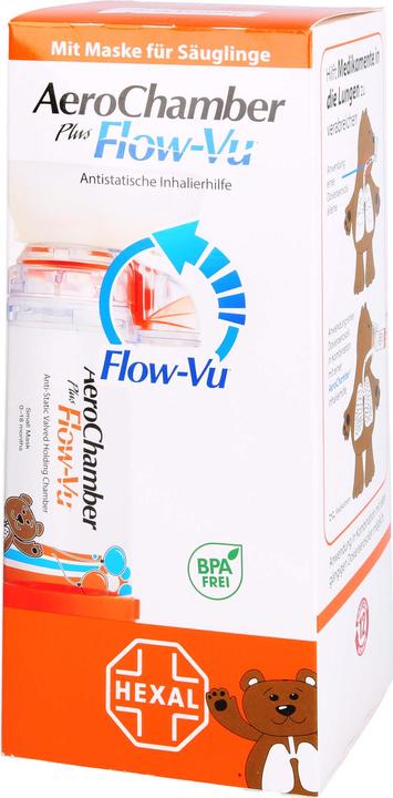 Produktbild Sandoz AeroChamber plus Flow-Vu mit Maske für Säuglinge, 1 St. Inhalierhilfe