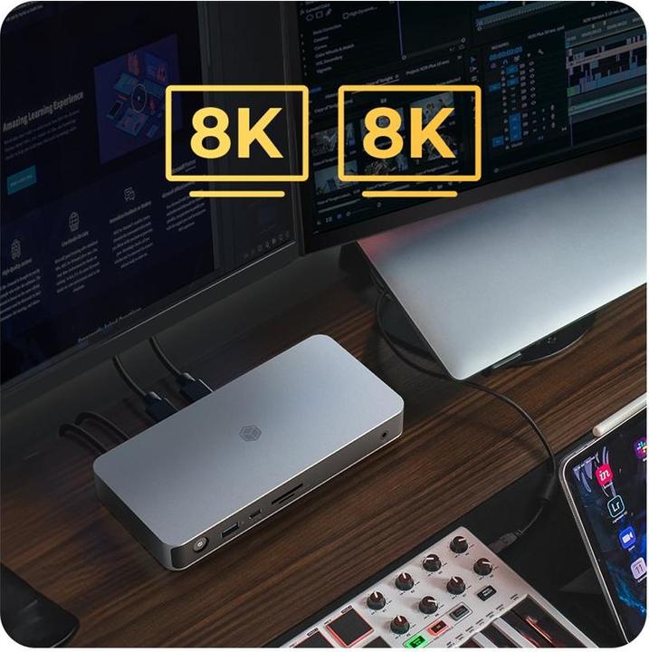Productafbeelding Icy Box IB-DK2880-C41 (USB-C, 11 Havens)