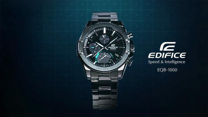 Produktbild Edifice EQB-1000D-1AER (Chronograph, Hybrid Uhr, Analoguhr, 49.90 mm)