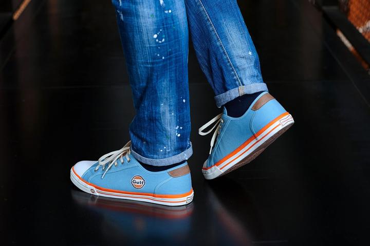Actual product image Grandprix Originals Gulf Canvas Sneaker Men, gulf blue, size 43 (43)