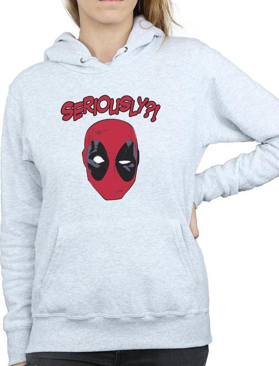 Actual product image Womens/Ladies Deadpool Seriously Hoodie (M)