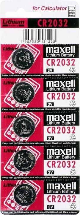 Produktbild Maxell Electronics CR2032 (5 Stk., CR2032, 220 mAh)