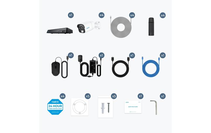 Image du produit Reolink NVS8-8MB4 (3840 x 2160 pixels)