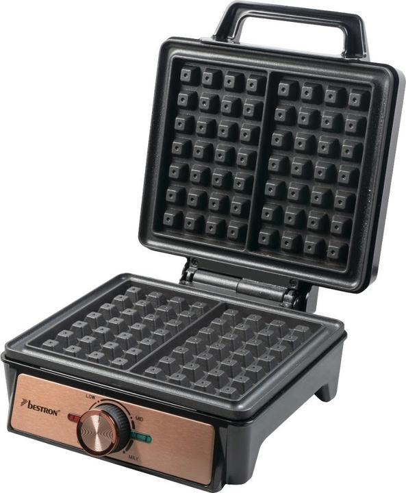 Actual product image Bestron Waffle maker, copper