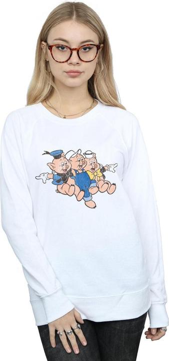 Actual product image Disney Womens/Ladies Three Little Pigs Jump Sweatshirt (L)