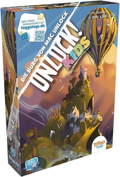 Actual product image Asmodée SCOD0081 - Unlock! Kids Die Burg von Mac Unlock (Einzelszenario), Kartenspiel, ab 6 Jahren (DE) (German)