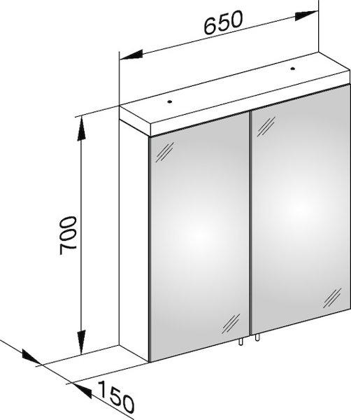 Produktbild Keuco Spiegelschrank ROYAL REFLEX.2