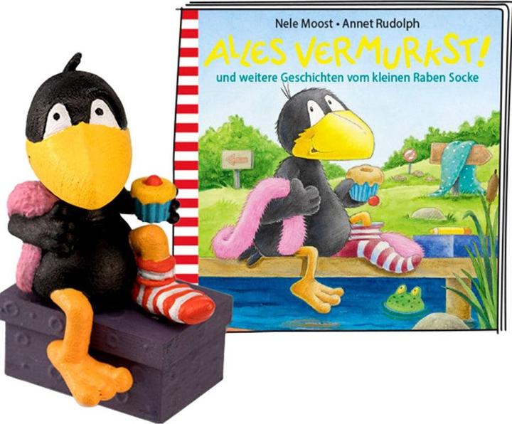 Actual product image Tonies The little raven sock - all messed up (German)