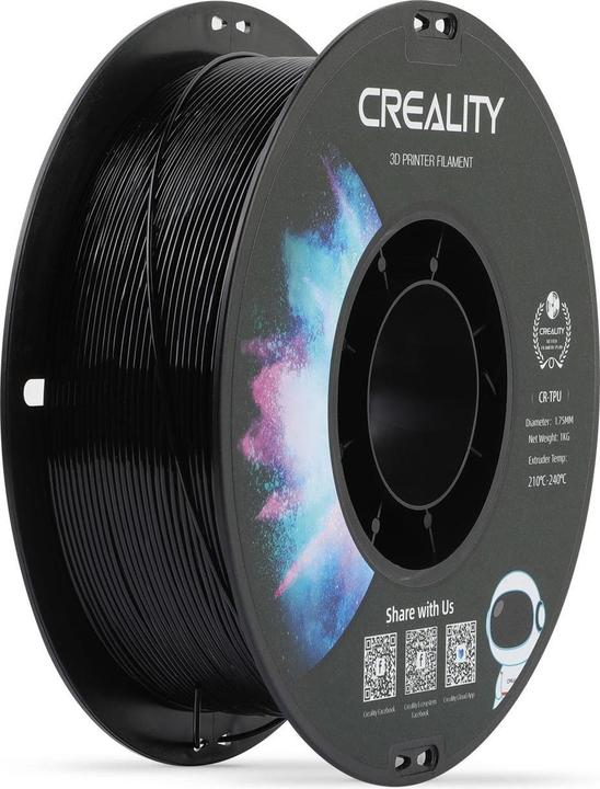 Creality CR-TPU (TPU, 1.75 mm, 1000 g, Noir)