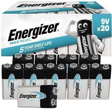 Image du produit Energizer Max Plus (20 pcs, 9V Block)