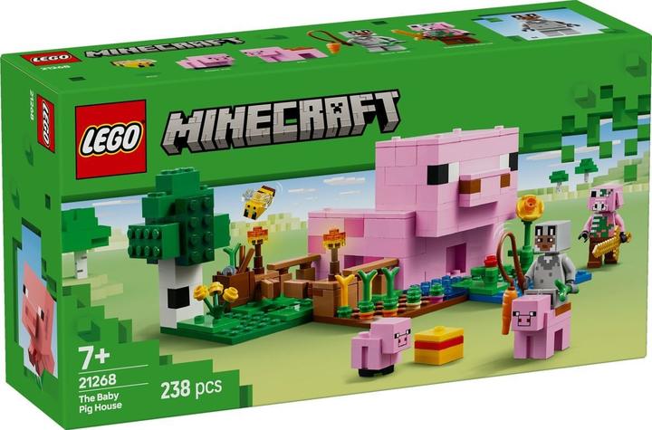 Immagine prodotto LEGO Minecraft Das Babyschwein-Haus - 21268 NEU! Teile 238x (21268)