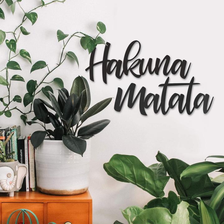 Produktbild Trenddeko Hakuna Matata (2-teilig) (191 x 40 cm)