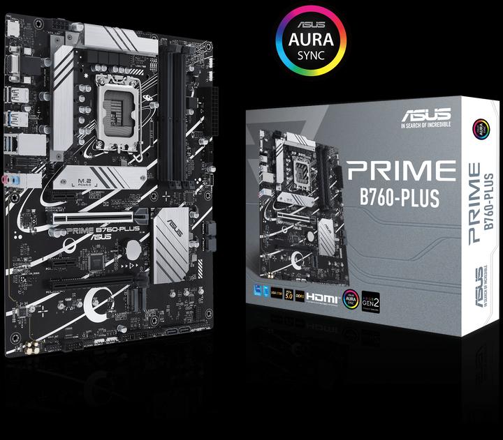Actual product image ASUS Prime B760-PLUS (LGA 1700, Intel B760, ATX)