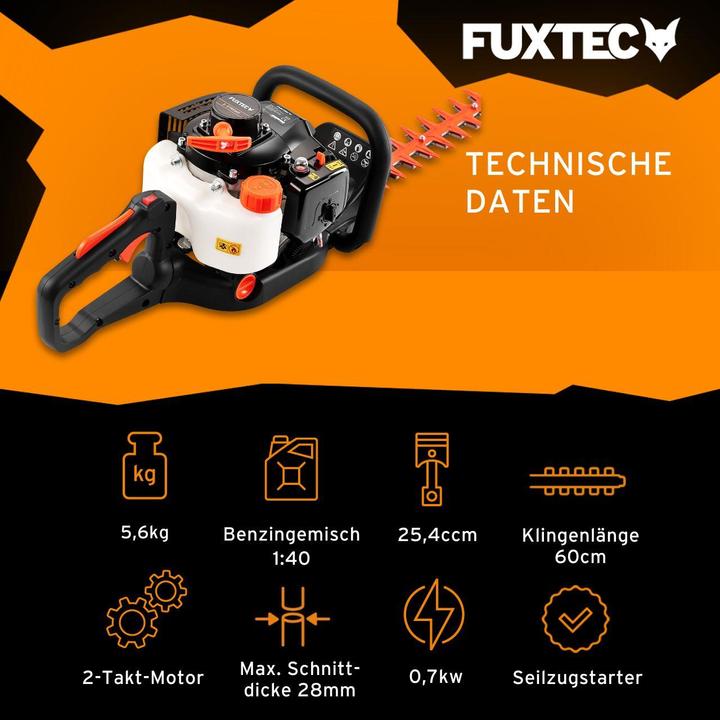 Produktbild Fuxtec Benzin-Heckenschere FX-MH123ECO (Benzinheckenschere)