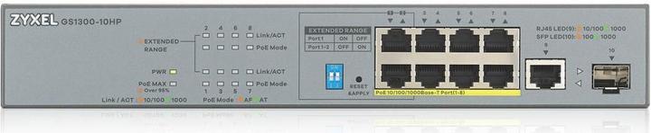 Actual product image Zyxel GS1300-10HP Unmanaged PoE+ (10 Ports)