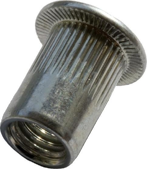 Produktbild Pull-Link 02ST01F06012 Blindnietmutter Stahl CK gerändelt M6 0,5-3,0 50 Stück (50 Stk.)